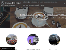 Tablet Screenshot of mercedesbenzvietnam.com